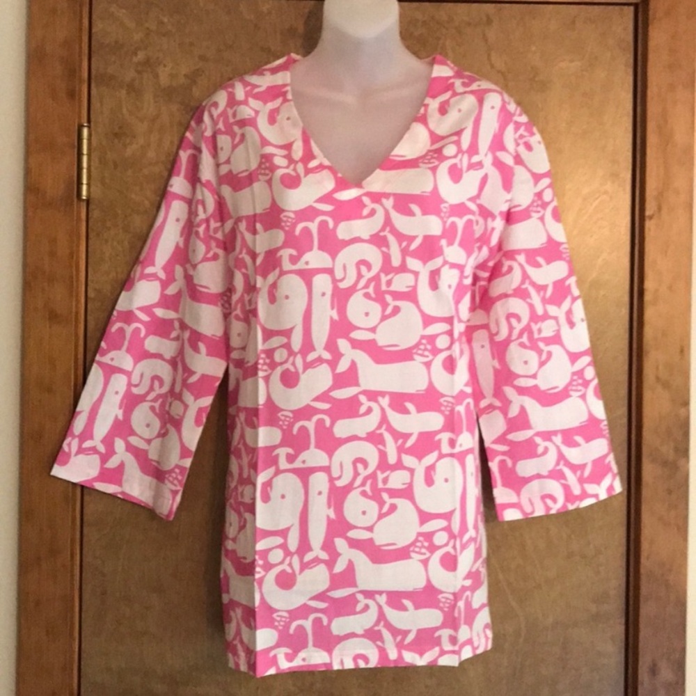 Tracy Negoshian lightweight whale print tunic